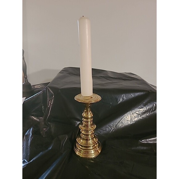Brass Pricket Candlestick 6.5" Virginia Metalcrafters Williamsburg Restoration - Picture 1 of 6